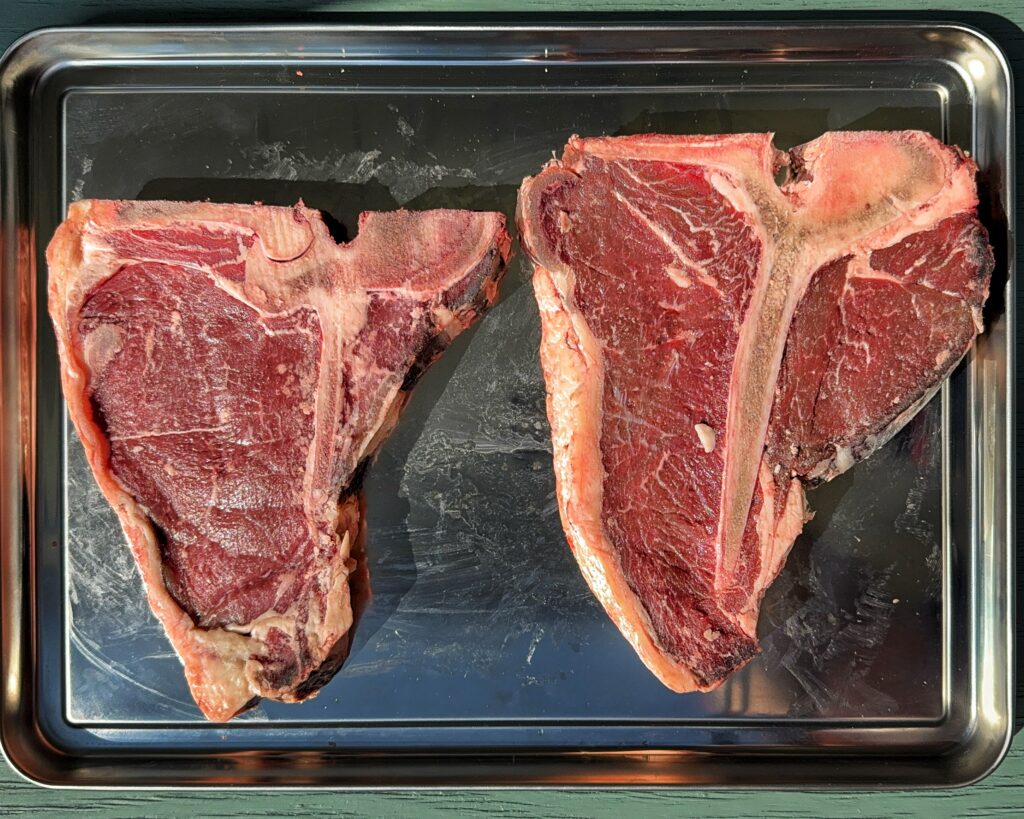 T-bone stek
